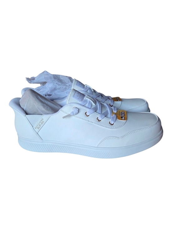 Skechers Bobs Shoes - Skechers Women's Slip-ins BOBS Skip Cute White Sneakers Shoes Size 11 New!